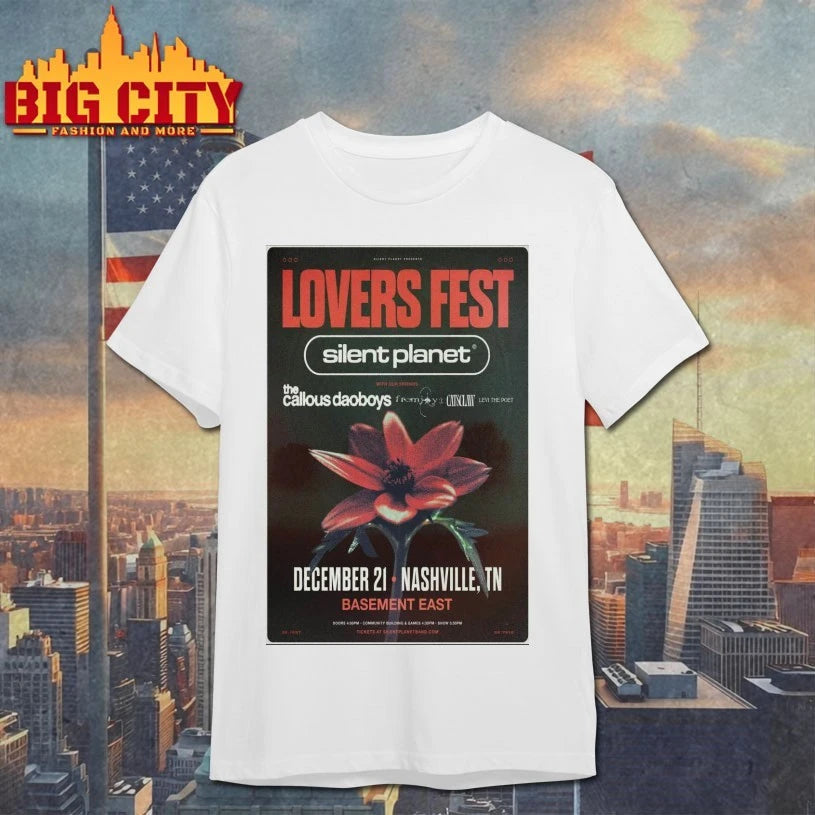 Silent Planet Basement East Nashville Poster shirt