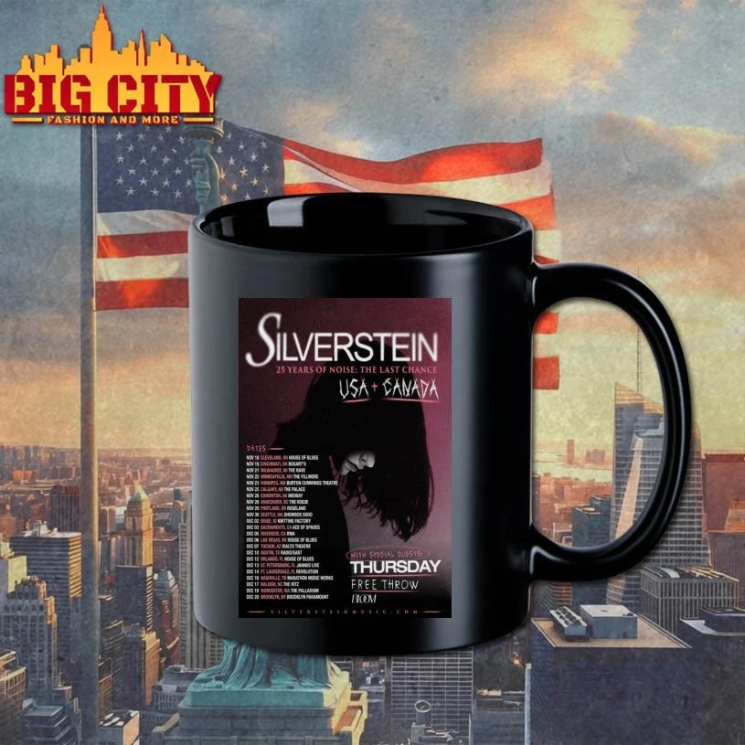 Silverstein Tour America Canada 2025 Poster Shirt