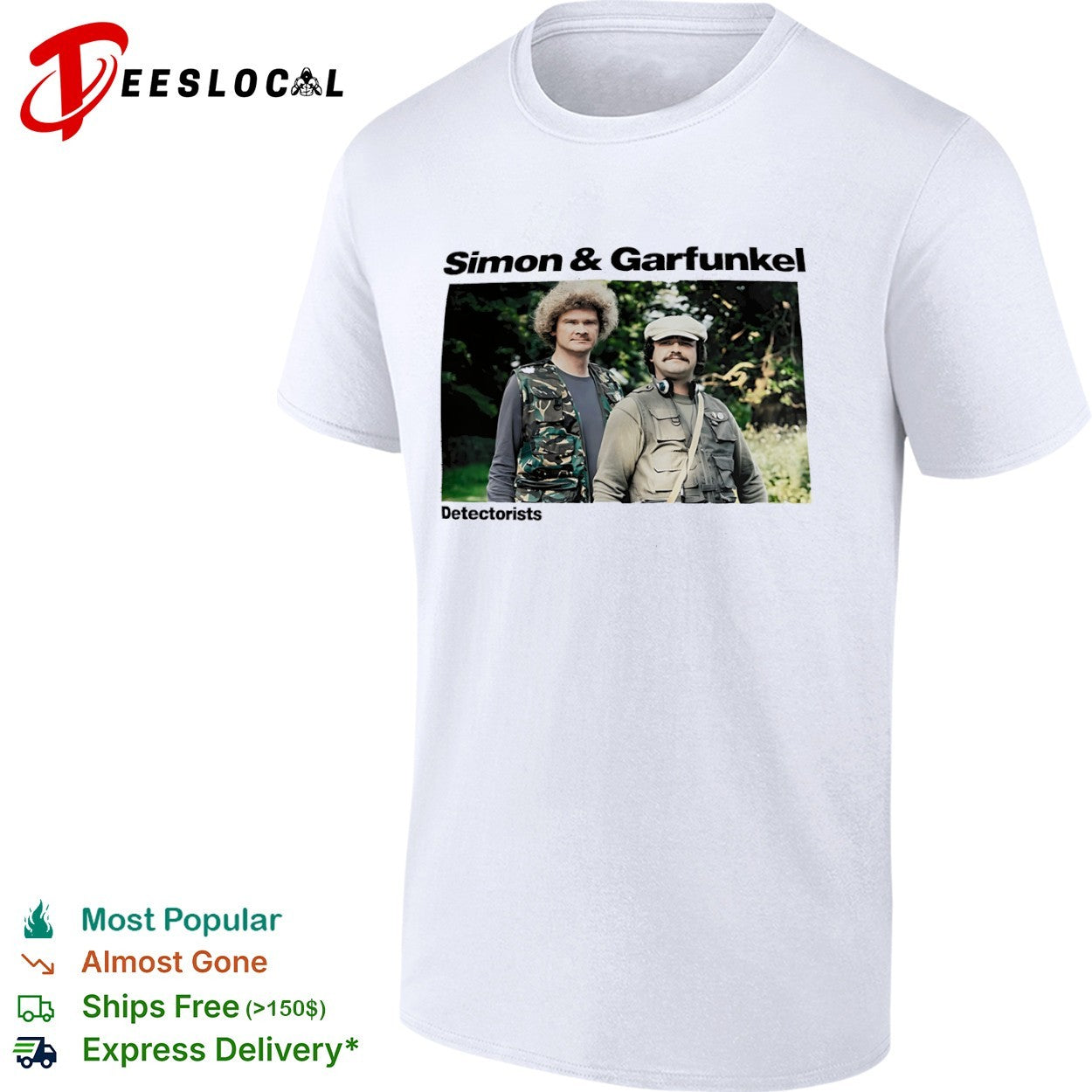 Simon and Garfunkel Detectorists Andy Mackenzie and Lance Stater shirt