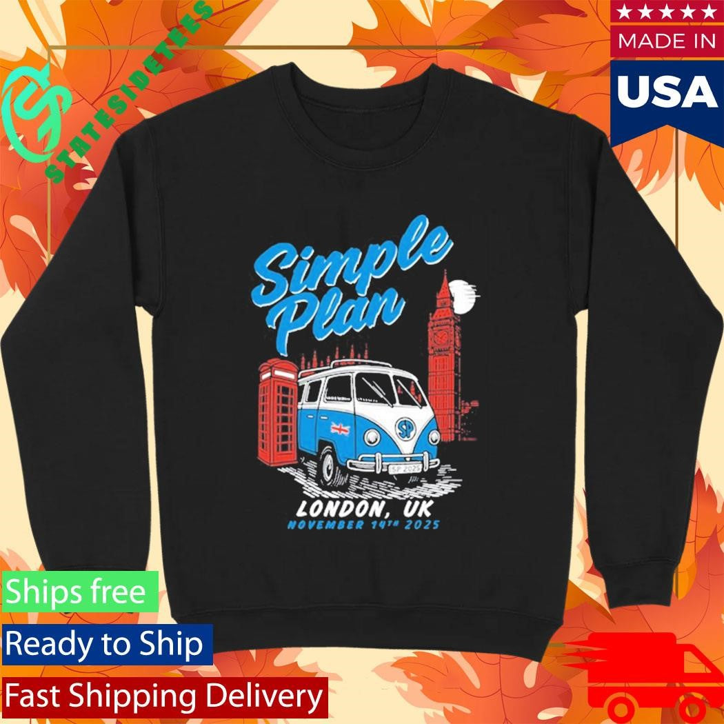 Simple Plan November 14th 2025 The O2, London, UK Shirt