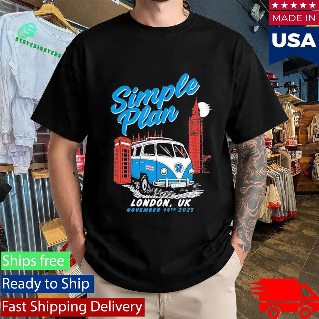 Simple Plan November 14th 2025 The O2, London, UK Shirt