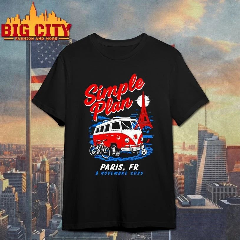 Simple Plan November 8, 2025 Paris La Défense Arena, Nanterre, France shirt