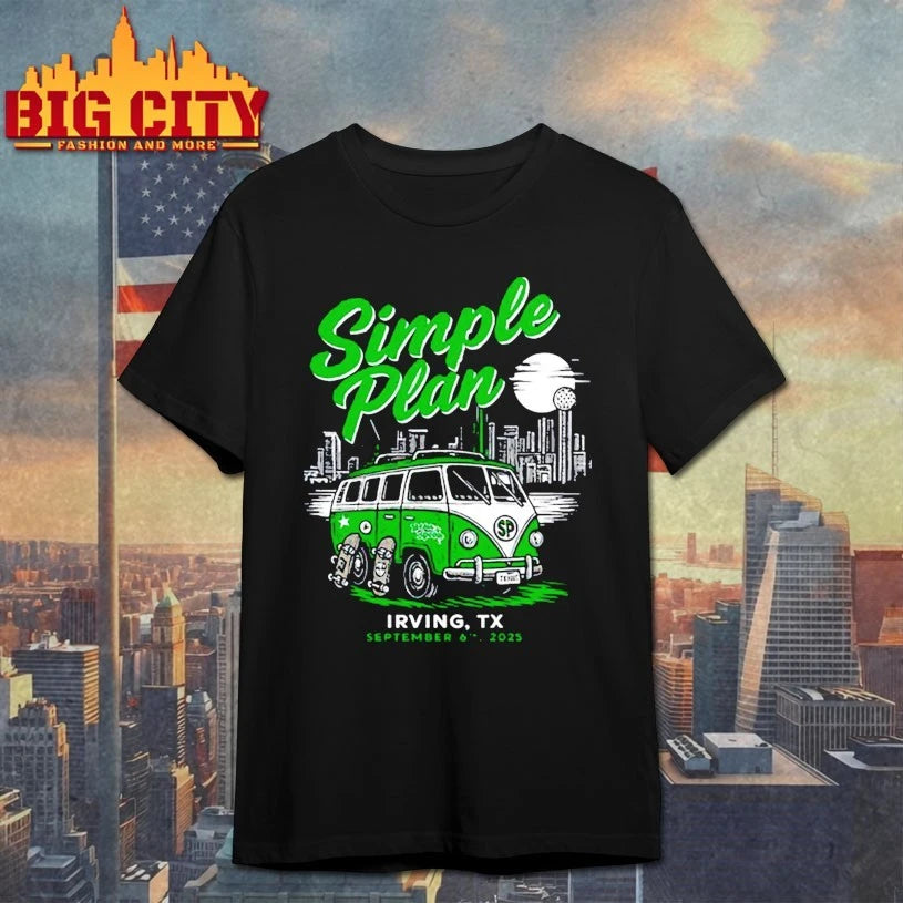 Simple Plan The Pavilion Irving, TX Sep 06 2025 Shirt