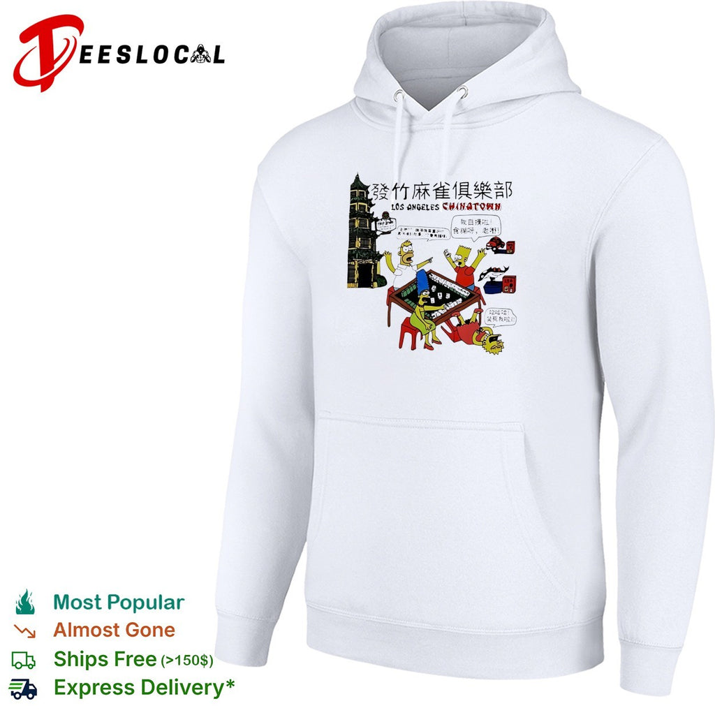 Simps mahjong club Los Angeles Chinatown shirt