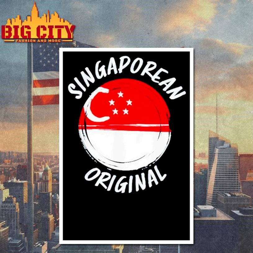 Singaporean Original Flag Shirt