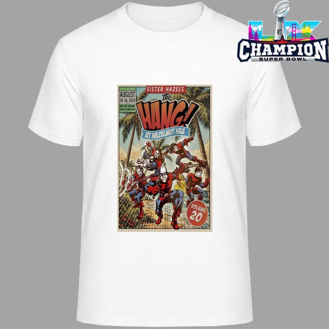 Sister Hazel Aug 28-30 2026 In Isle Of Palms, Sc Tour Shirt