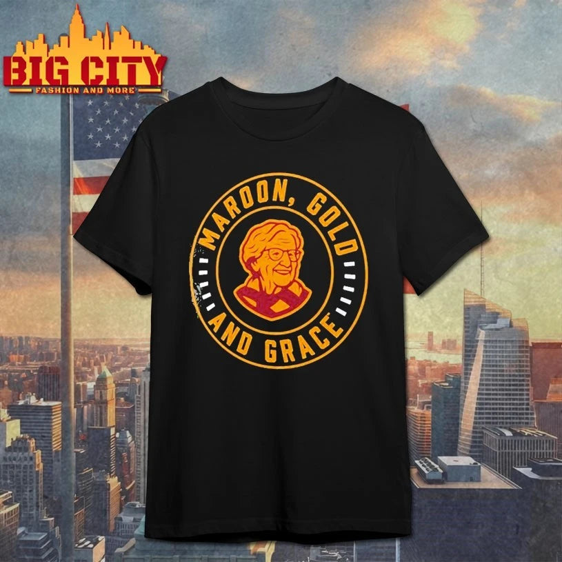 Sister Jean Loyola Chicago Ramblers Maroon, Gold and grace shirt