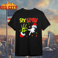 Six Seven 67 Meme Christmas Grinch Santa Hand Shirt
