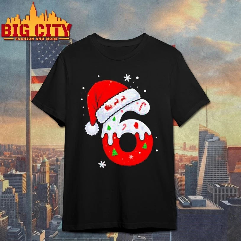 Six Seven Meme santa hat 2025 shirt