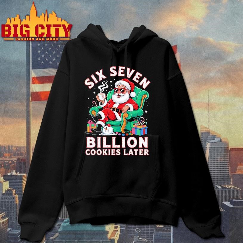 Six Seven Santa 67 Cookies For Funny Christmas 67 Meme Shirt
