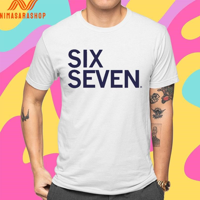 Six Seven Text Shirts