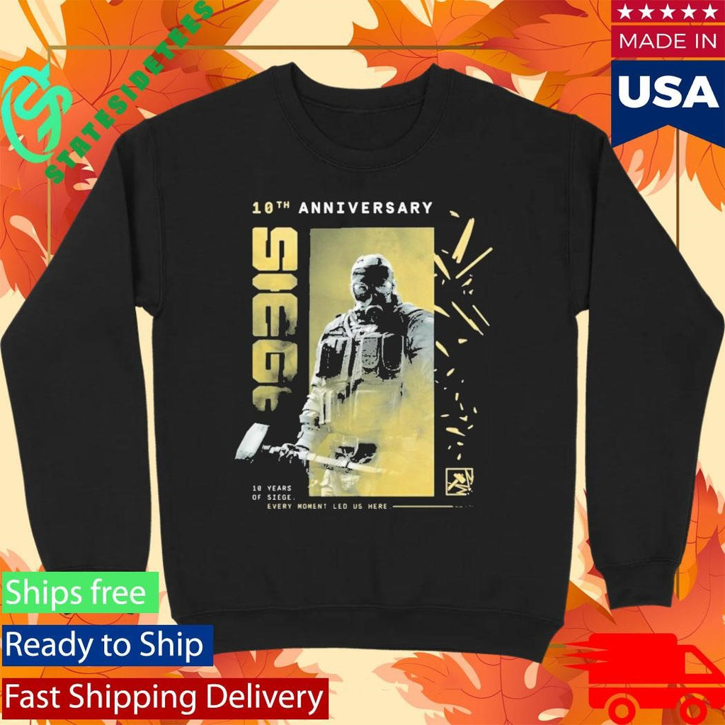 Six Siege 10Th Anniversary Sledge Shirt