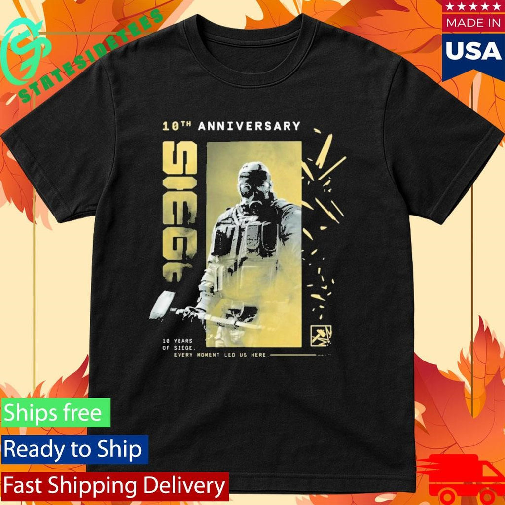 Six Siege 10Th Anniversary Sledge Shirt
