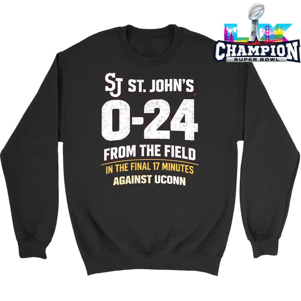 Sj St John’s From The Field In The Final 17 Minutes Against Uconn Shirt