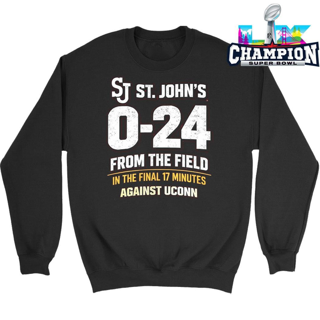 Sj St John’s From The Field In The Final 17 Minutes Against Uconn Shirt