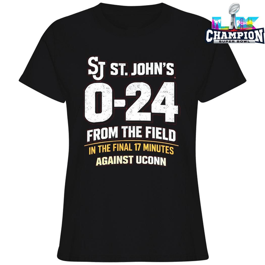 Sj St John’s From The Field In The Final 17 Minutes Against Uconn Shirt