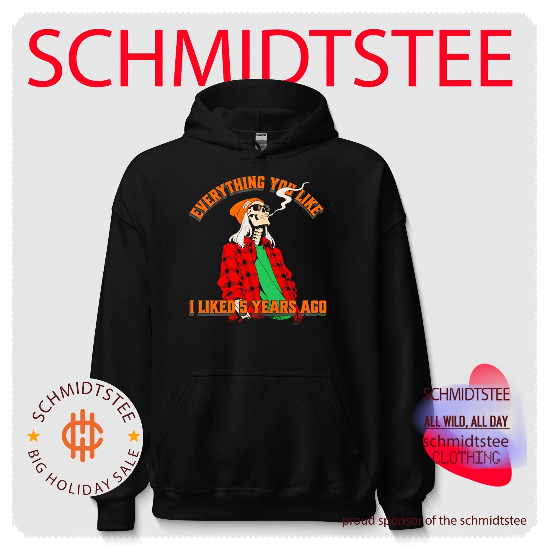 Skeleton everything you like I liked 5 years ago shirt