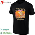 Skeleton hiking I survived the Grand Canyon barely shirt