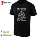 Skeleton with streetwear style some things are better left alone like me for instance shirt