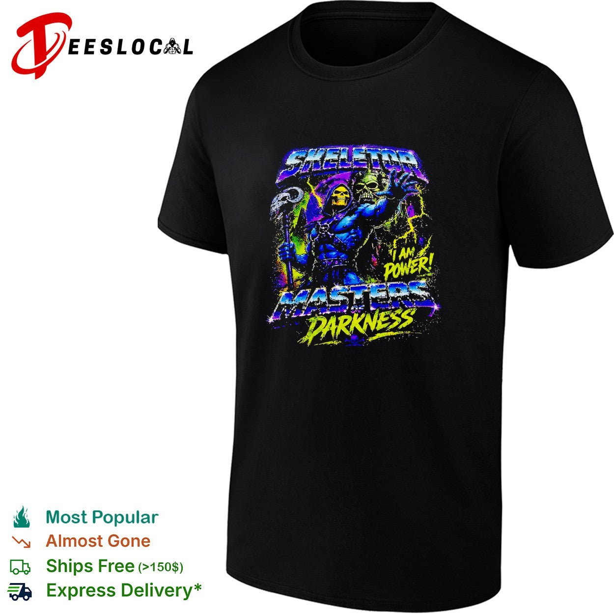 Skeletor I am power masters of the universe shirt