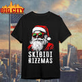 Skibidi Rizzmas Christmas Rizz Santa Claus Shirt