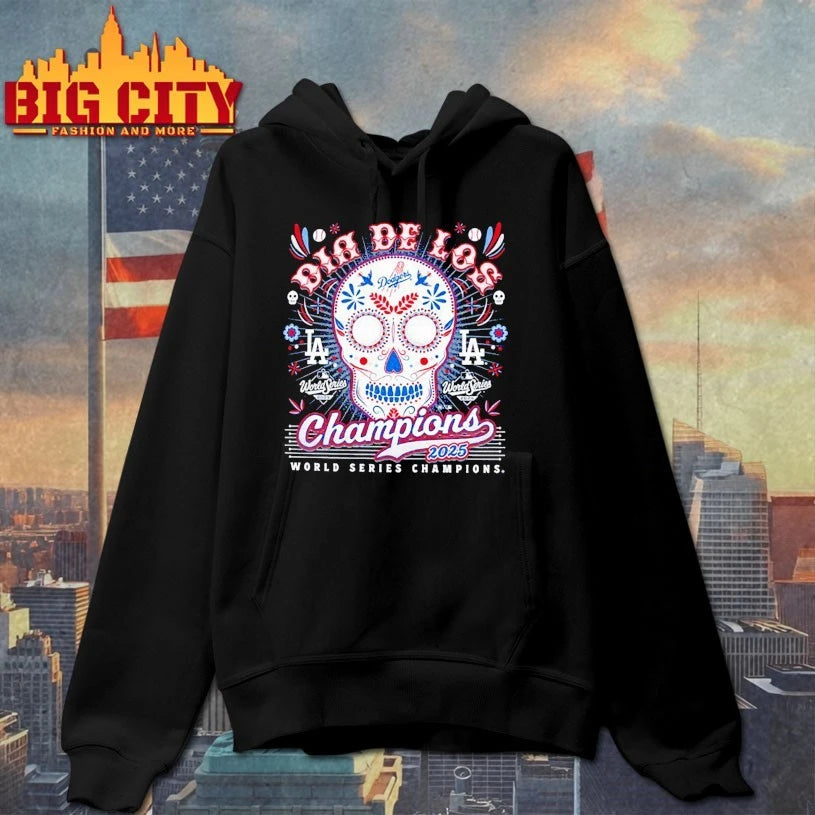 Skull Die De Los Los Angeles Dodgers Champions 2025 shirt