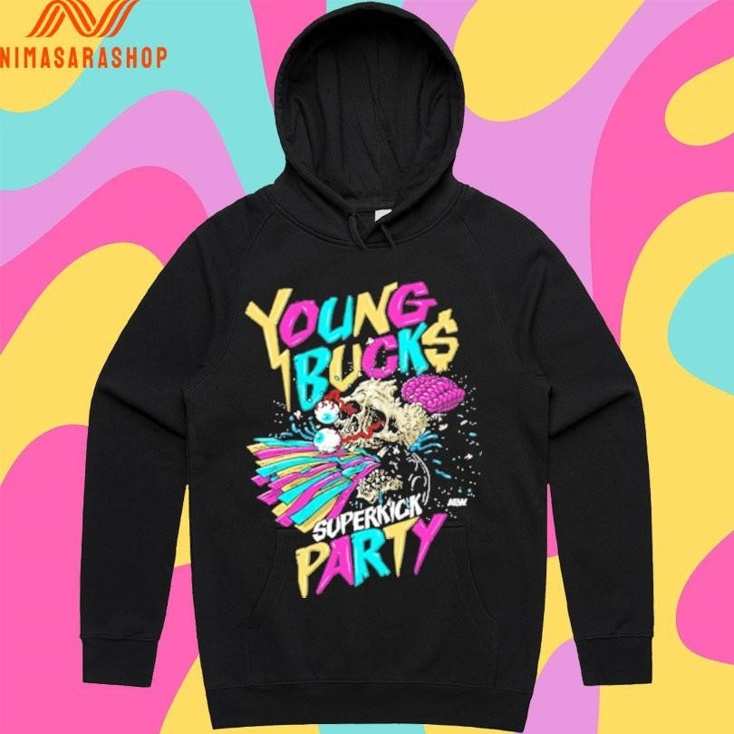 Skull Young Bucks Superkick Party Shirts