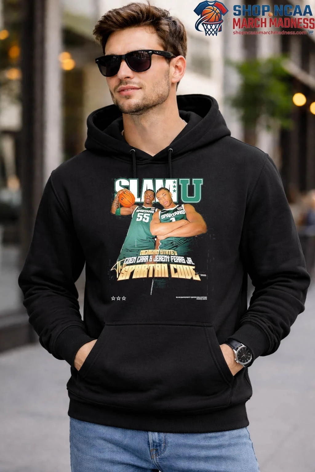 Slam Coen Carr Jeremy Fears Jr. Spartan Code Shirt