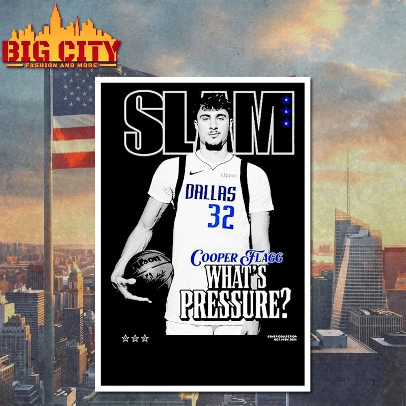 Slam Cooper Flagg Dallas Mavericks shirt