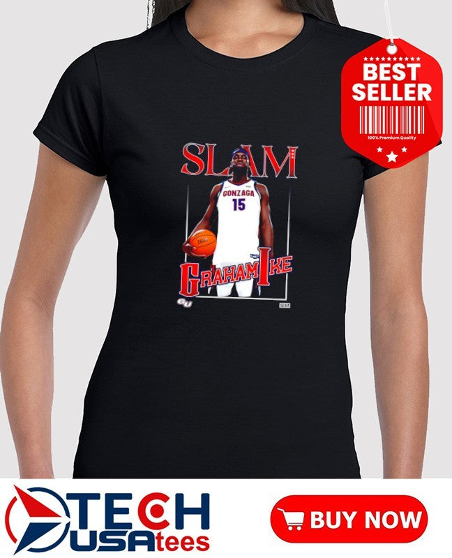 Slam Gonzaga Bulldogs Basketball Graham Ike shirt