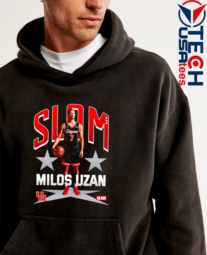 Slam Houston Cougars Milos Uzan shirt
