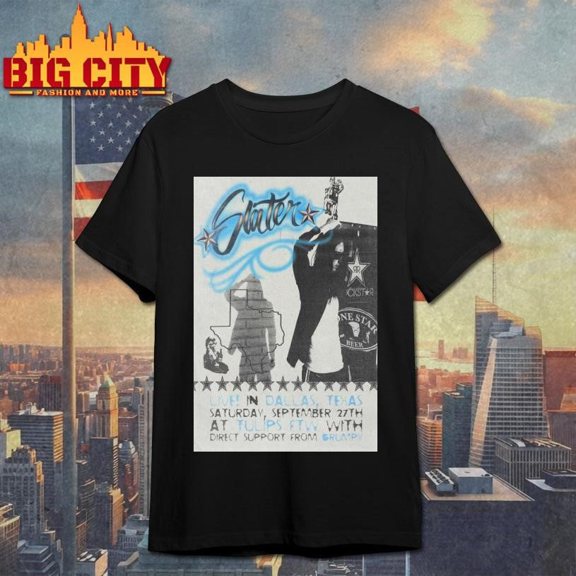 Slater 9.27.2025 Fort Worth TX Poster Shirt