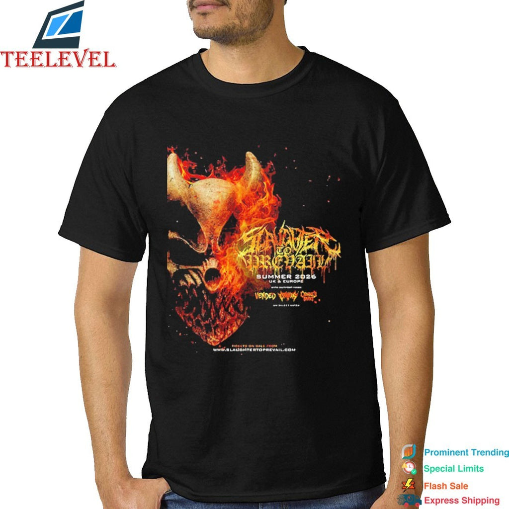 Slaughter To Prevail Summer 2026 UK And Europe Tour T-Shirts