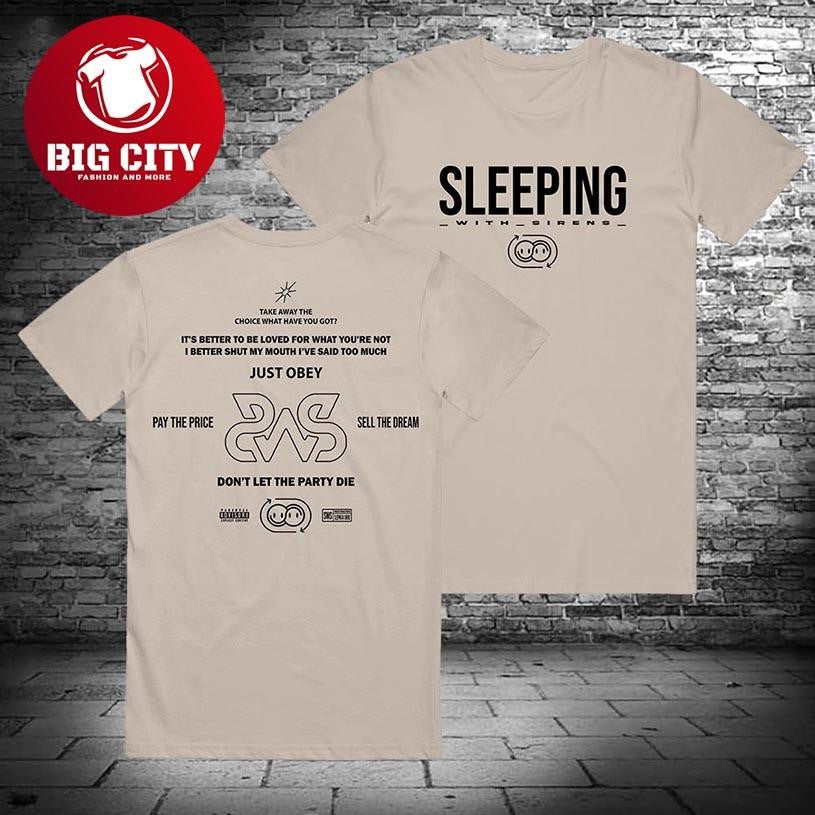 Sleeping With Sirens Just Obey Two Sided Shirt