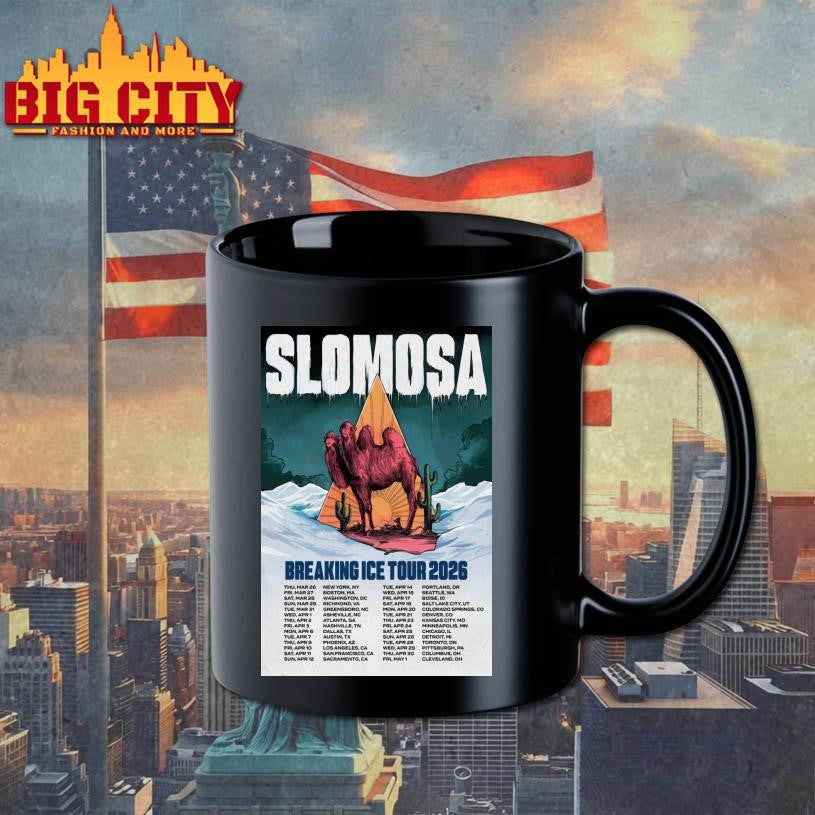 Slomosa Breaking Ice Tour 2026 Poster Shirt
