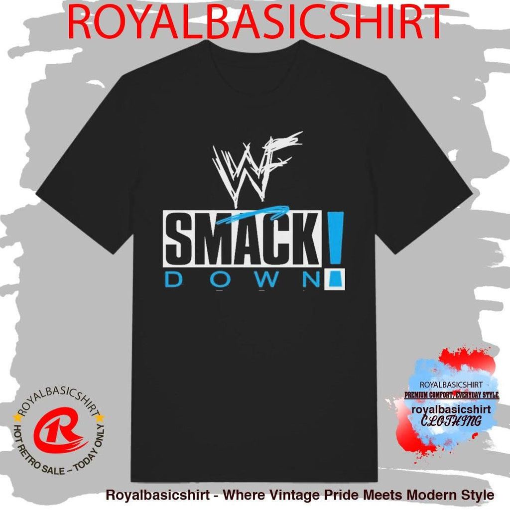 SmackDown WWF logo shirt