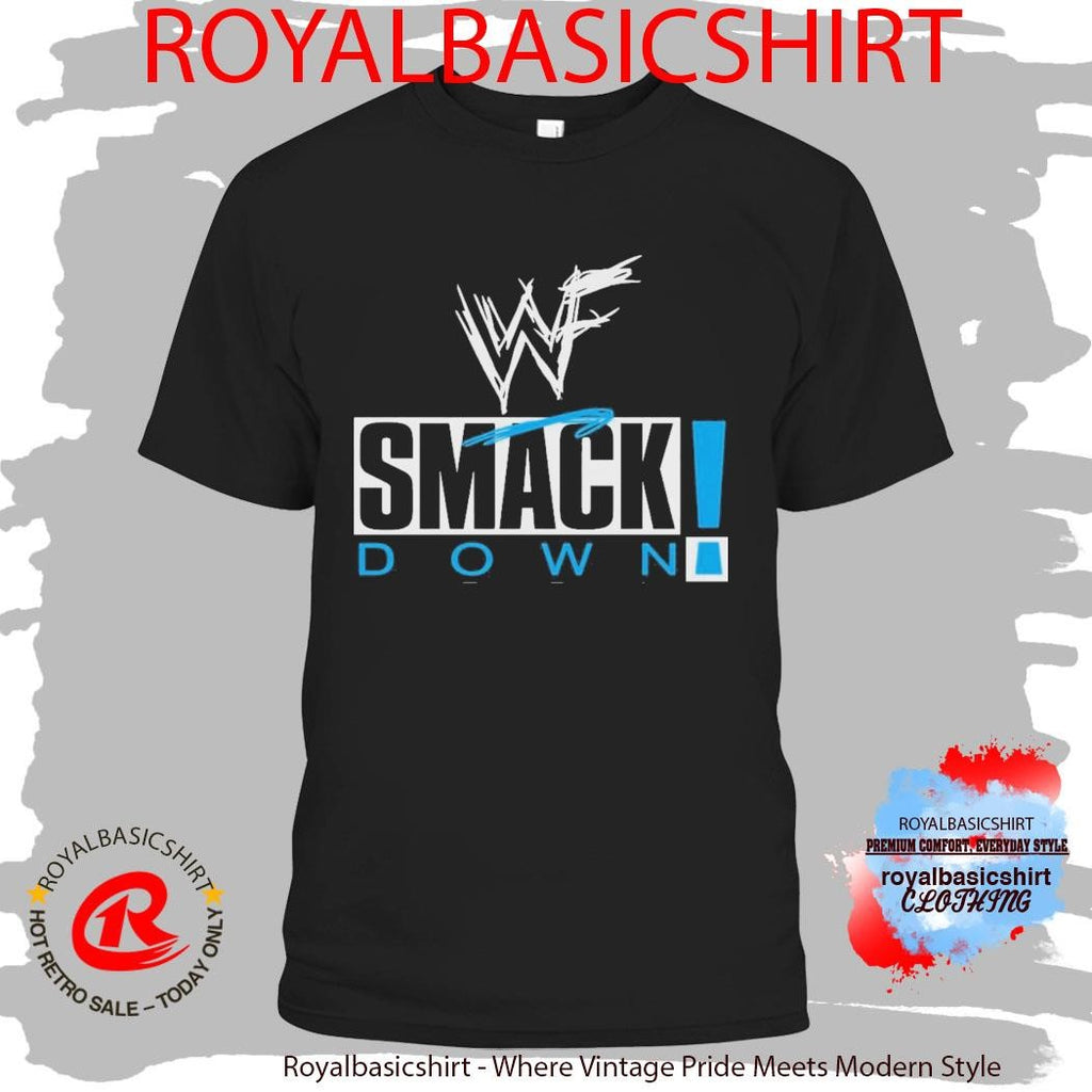 SmackDown WWF logo shirt