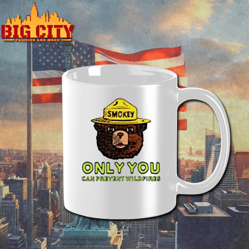 Smokey Bear Crewneck Only You Can Prevent Wildfires Shirt