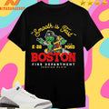 Smooth Is Fast E28 The Pond Boston Fire Department Jamaica Plain Shirts