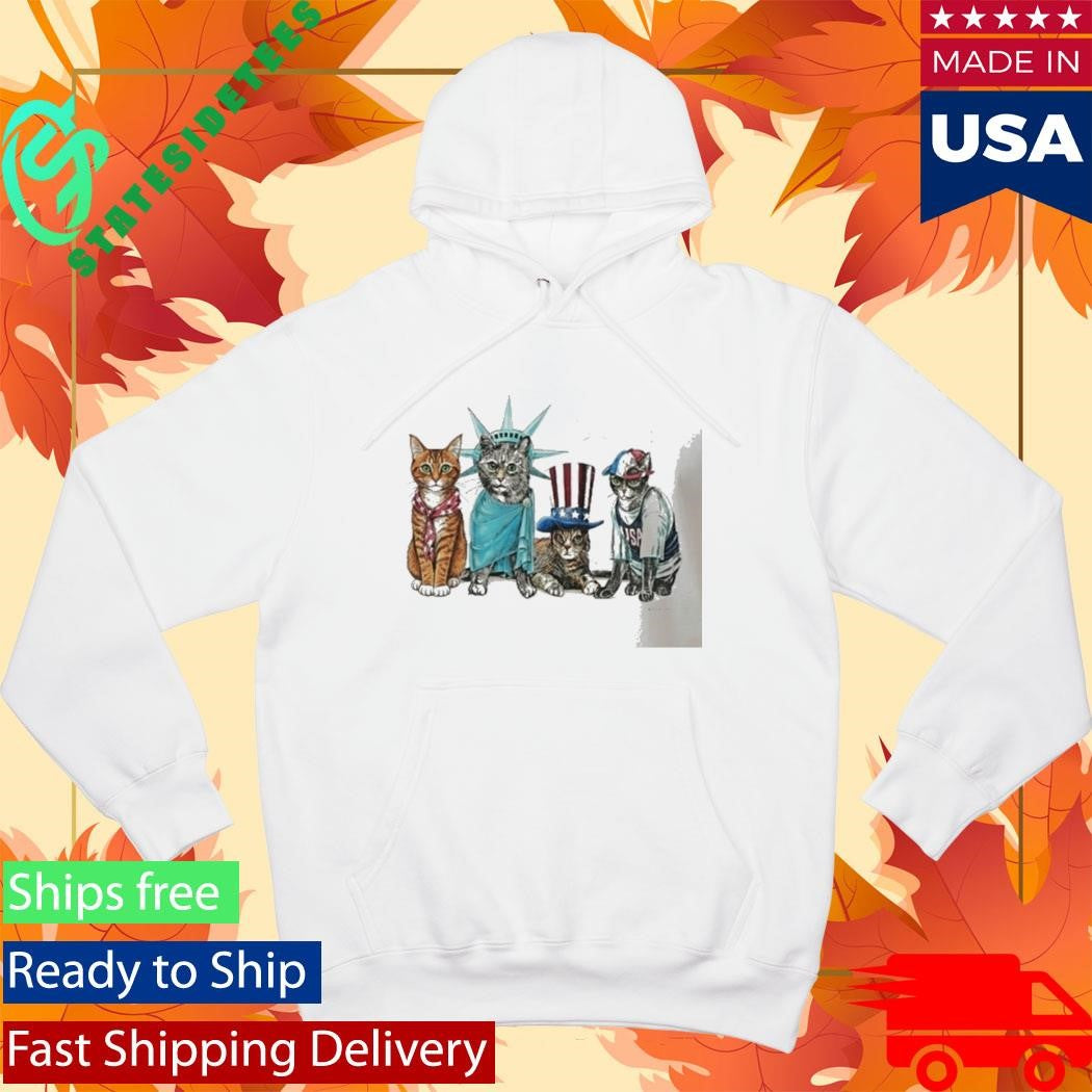 Snl Josh O’connor Patriotic Usa Cats Shirt
