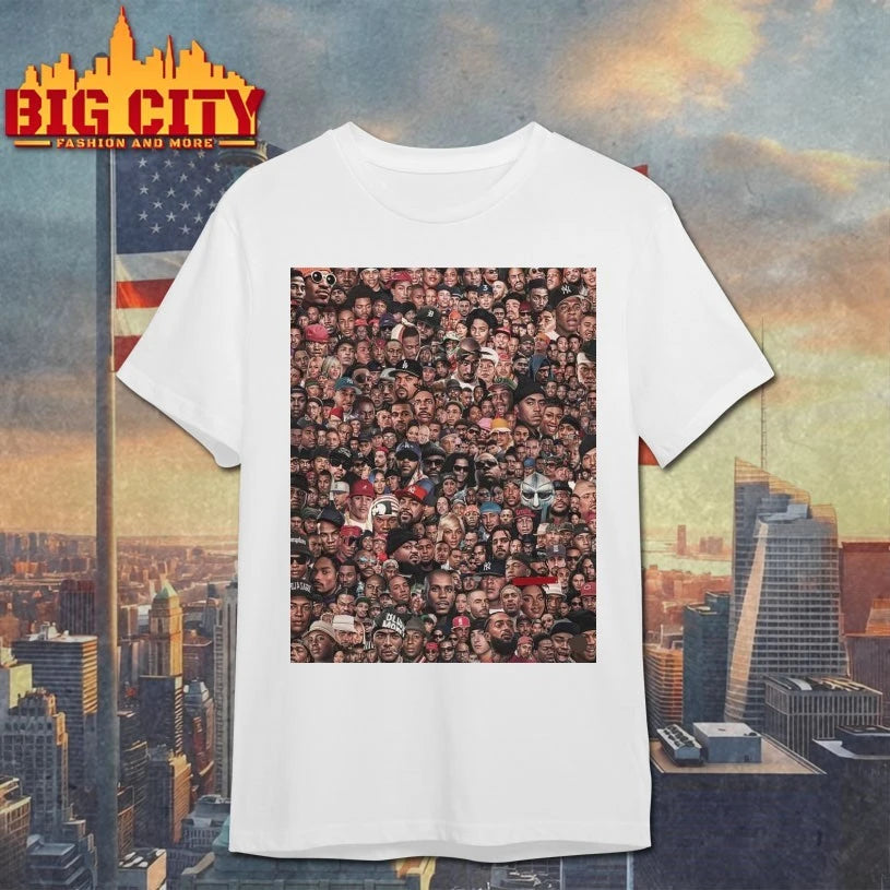 Snoop Dogg With Legends Hip Hop Face Poster shirt