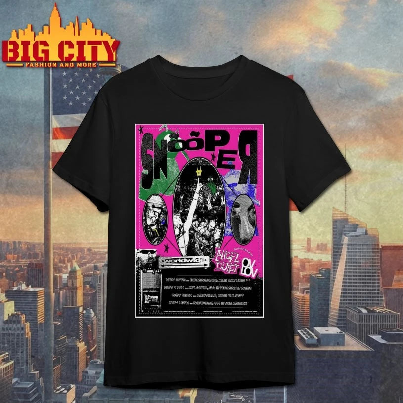 Snooper November 2025 Shows Poster Shirt