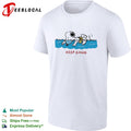 Snoopy swimming keep going Peanuts inspirational shirt