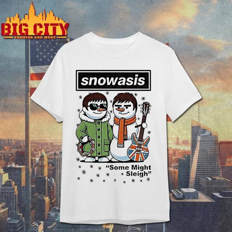 Snowasis Some Might Sleigh Christmas Shirt