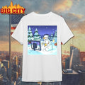 Snowman Playing game christmas shirt
