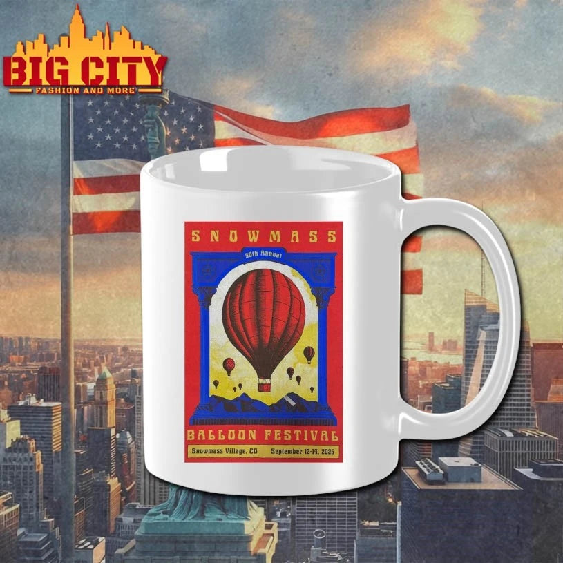 Snowmass Balloon Festival Sep 12-14 2025 Snowmass Village, CO Snowmass Town Park Tour Poster shirt