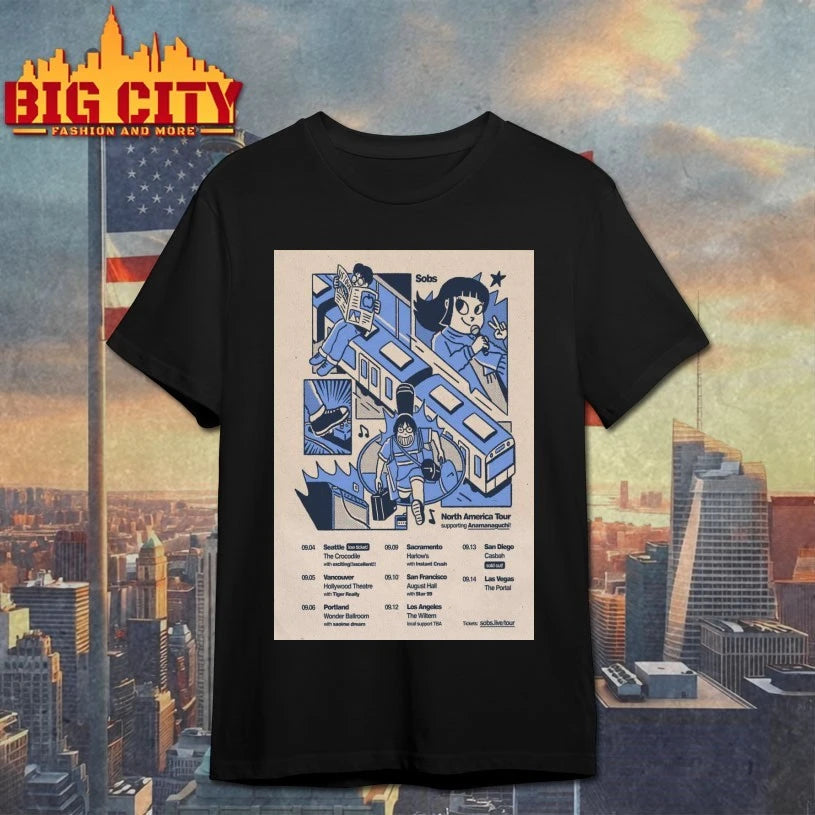 Sobs North American Tour 2025 Poster Shirt