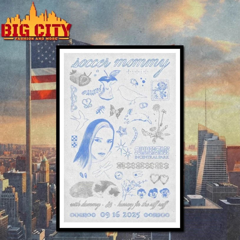 Soccer Mommy Sep 16 2025 New York City at SummerStage Poster shirt