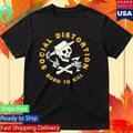 Social Distortion Born To Kill Crossed Skelly Emblem T-Shirt