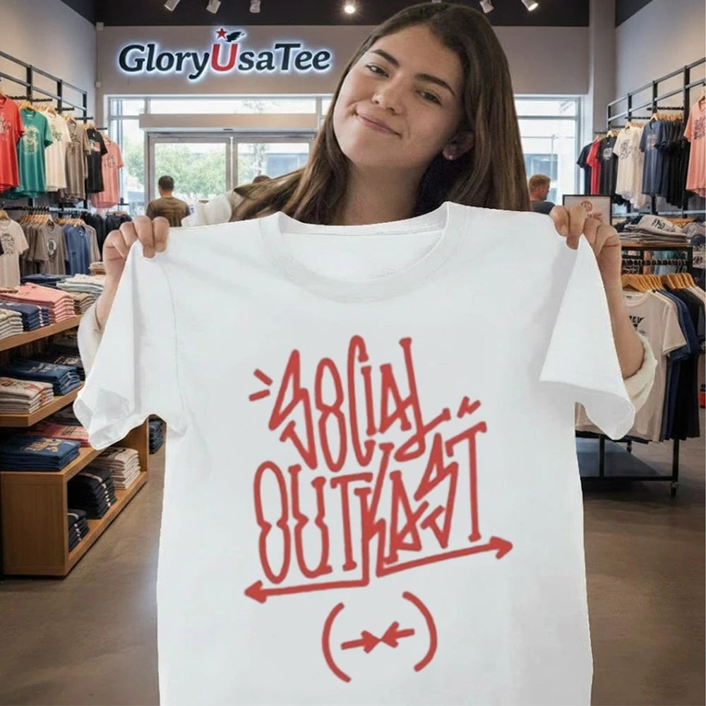 Social Outkast Red Tag Shirt